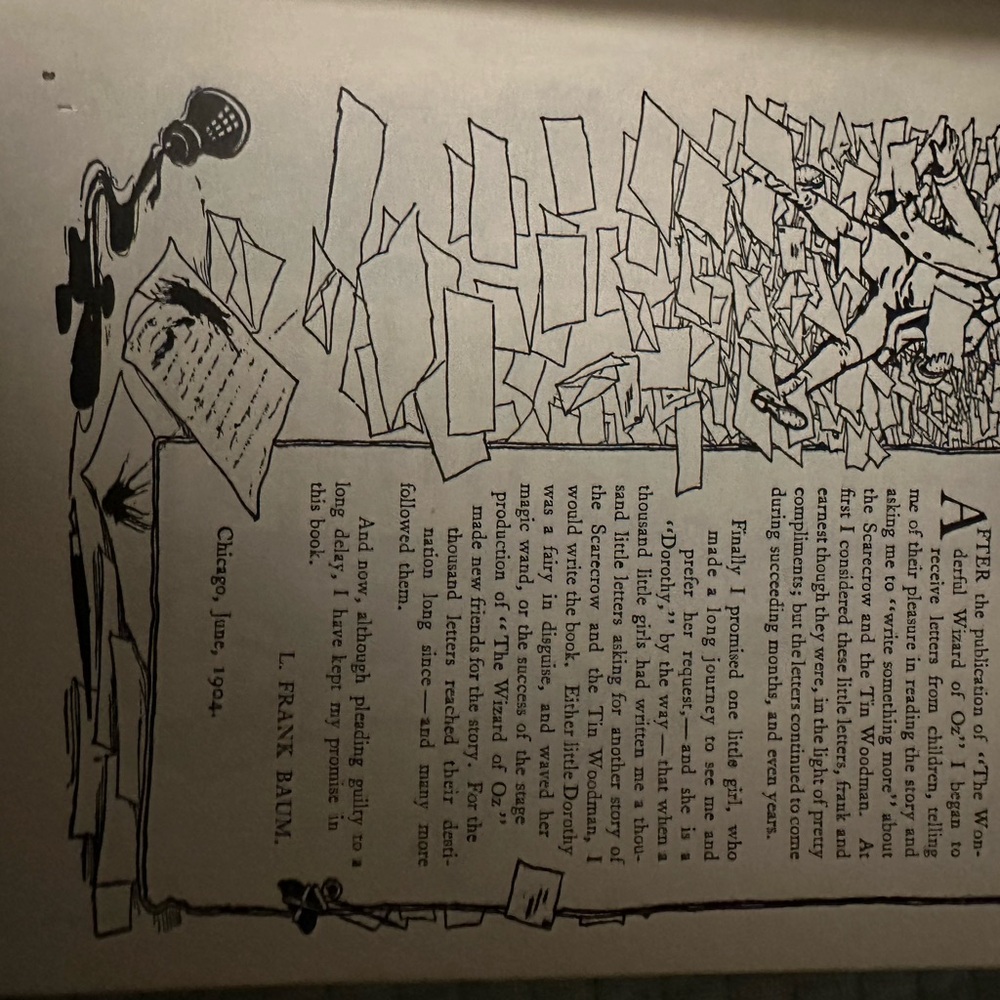 The Land of Oz, 1904 Sequel Wizard of Oz by L Frank Baum paperback Wicked - Picture 8 of 9